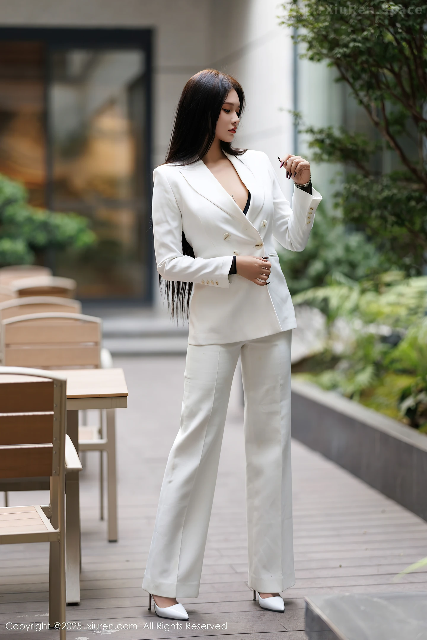 图片[3]-[XiuRen秀人网] VOL.9755 模特娜比性感黑色情趣内衣配黑丝吊袜秀凹凸身材完美诱惑写真91P-秀人网官方网站